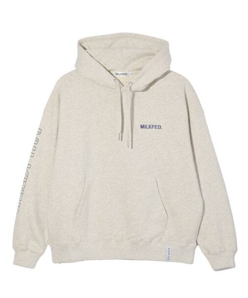 STENCIL LOGO BASIC SWEAT HOODIE