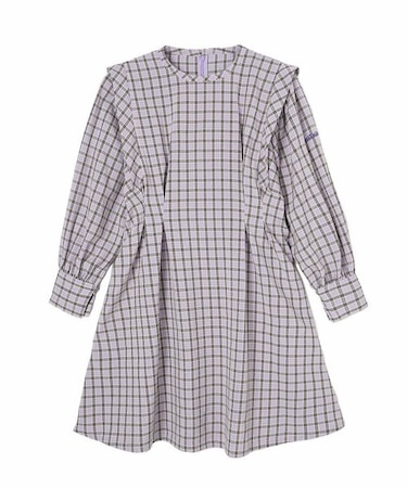 PLAID MINI DRESS