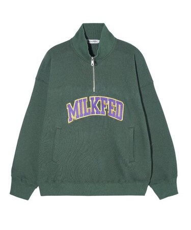 COLLEGE LOGO HALF ZIP TOP
