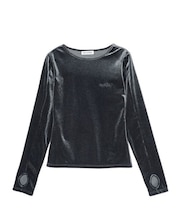 VELOUR L/S TOP