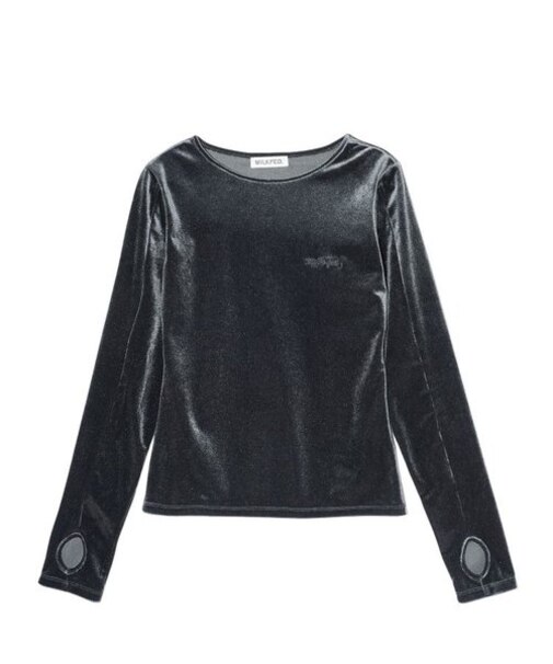 VELOUR L/S TOP