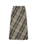 PLAID LONG SKIRT