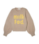 MILKFED LOGO KNIT TOP