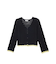 SCALLOP HEM KNIT CARDIGAN