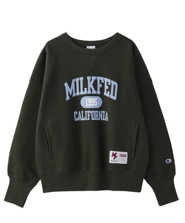 MILKFED.ⅹCHAMPION SWEAT TOP