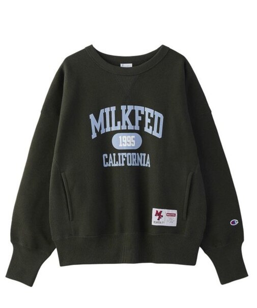 MILKFED.ⅹCHAMPION SWEAT TOP