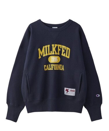 MILKFED.ⅹCHAMPION SWEAT TOP