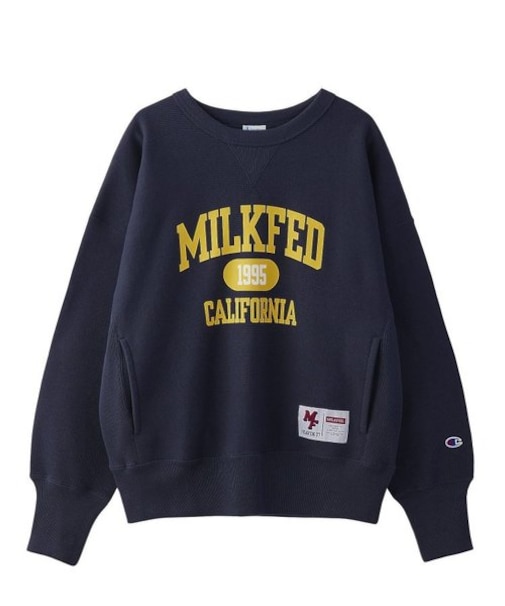 MILKFED.ⅹCHAMPION SWEAT TOP