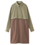 COLOR BLOCK SHIRT DRESS
