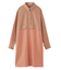 COLOR BLOCK SHIRT DRESS