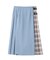 PLAID PANEL SKIRT