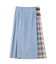 PLAID PANEL SKIRT