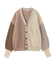 PANELED KNIT CARDIGAN