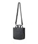 SQUARE PIPING SHOULDER BAG