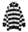 STRIPED TUNIC SWEATSHIRT