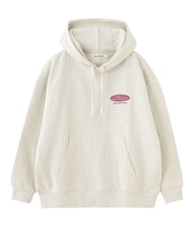 OVAL LOGO EMBROIDERY SWEAT HOODIE