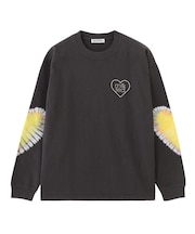 TIE DYED HEARTS L/S TEE