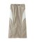 LINE PIPING LONG SKIRT