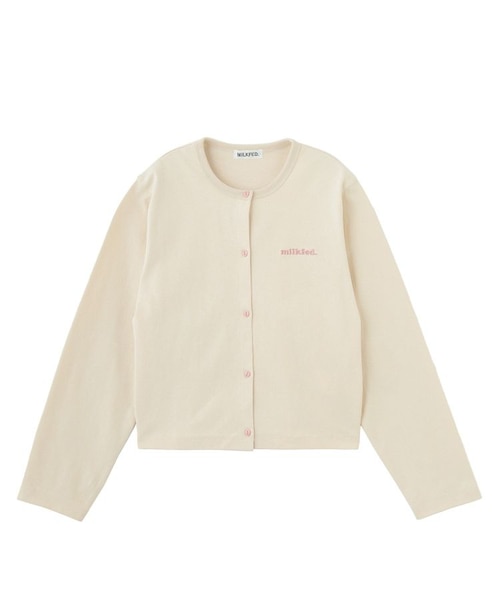 未使用　MILKFED. HEART ELBOW KNIT CARDIGAN HEART ELBOW CARDIGAN｜ミルクフェドの通販｜&mall（アンドモール