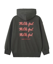 EXTENDED ICING LOGO ZIP UP HOODIE