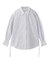 STRIPED SHIRRING SHIRT