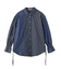 STRIPED SHIRRING SHIRT