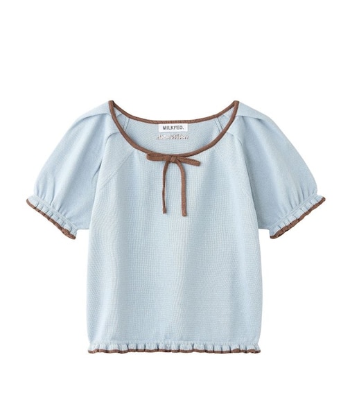 FRILL KNIT TOP