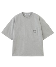 CUT OUT LOGO POCKET WIDE S/S TEE