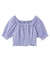 SQUARE NECK PUFF SLEEVE BLOUSE