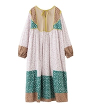 FLORAL PATCHWORK DRESS