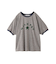 LOGO AND STAR FLOCKY PRINT RINGER TEE