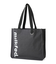 CUT OUT LOGO PIPING TOTE