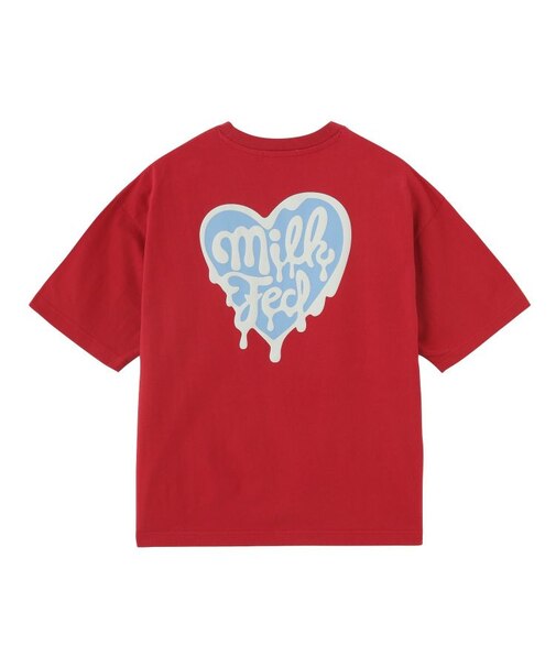 MELTY HEART FOAM PRINT WIDE S/S TEE