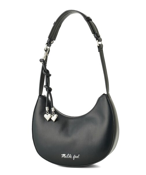 HEART CHARM ONE HANDLE BAG