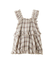 PLAID TIERED TOP