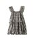 PLAID TIERED TOP