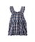 PLAID TIERED TOP