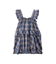 PLAID TIERED TOP