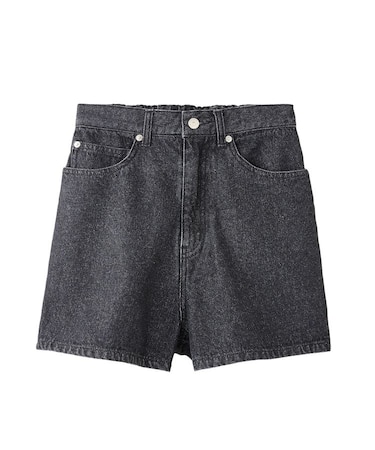 COOPER HEART DENIM SHORT PANTS
