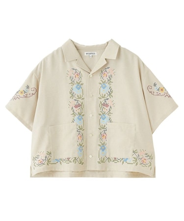 CROSS STITCH STYLE SHIRT