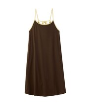 BICOLOR BACK RIBBON CAMISOLE DRESS