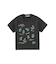 FLOWER PRINT AND EMBROIDERY COMPACT S/S TEE