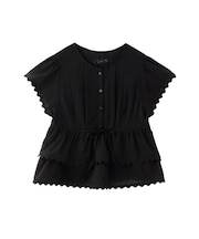 FRILL AND LACE BLOUSE