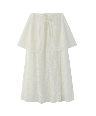 DETACHABLE LACE SKIRT