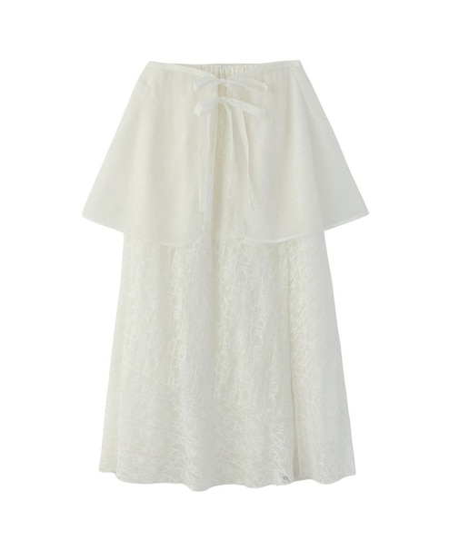 DETACHABLE LACE SKIRT