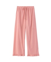 RUFFLE GATHERED PANTS