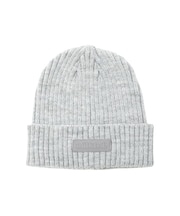 RUBBER PATCH KNIT CAP