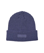 RUBBER PATCH KNIT CAP