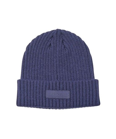 RUBBER PATCH KNIT CAP
