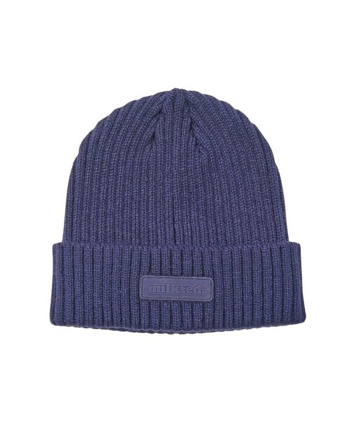 RUBBER PATCH KNIT CAP